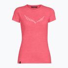 Dámské trekové tričko Salewa Solid Dry pink 00-0000027019