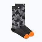 Pánské trekové ponožky Salewa Pedroc Camo AM Crew black-grey 00-0000069039