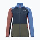 Dámská trekingová mikina Salewa Puez Cammio PL Blueberry/Multi