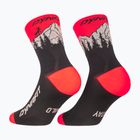 Lyžařské ponožky DYNAFIT Traverse Mid black out ultra coral/6a10