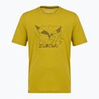Pánské tričko na lezení Salewa Eagle Geometric olive oil