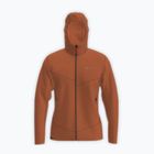 Pánská trekingová mikina Salewa Puez Rocca Polarlite Hood Bombay Brown