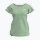 Dámské trekové tričko Salewa Puez Melange Dry pastel green melange