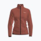 Dámská trekingová mikina Salewa Puez Warm Full Zip etruscan red