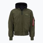 Pánská bunda  Alpha Industries MA-1 D-Tec dark green / black