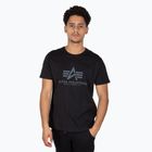 Pánské tričko Alpha IndustriesBasic Rainbow Reflective black