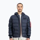 Pánská bunda Alpha Industries Hooded Puffer Faux Down rep.blue
