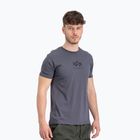Pánské tričko Alpha Industries Basic Mid Logo greyblack/black