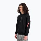 Pánská mikina Alpha Industries Puff Print Hoodie black
