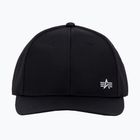 Kšiltovka Alpha Industries Metal Label rep black/metalsilver