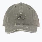 Kšiltovka Alpha Industries Acid Logo dark olive