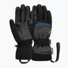 Lyžařské rukavice Reusch Outset R-Tex XT black melange/safety yellow/brilliant blue