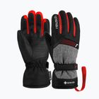 Dětské lyžařské rukavice Reusch Flash Gore-Tex black/black melange/fire red