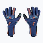 Brankářské rukavice Reusch Attrakt Fusion Strapless AdaptiveFlex tmavě modré 5370979-4024