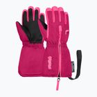 Dětské lyžařské rukavice Reusch Tom fuchs purp/knockout pink