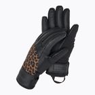Dámské lyžařské rukavice  Reusch Beatrix R-Tex XT black/brown leopard