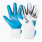Brankářské rukavice Reusch Attrakt Freegel Aqua white/black/aqua blue