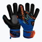 Brankářské rukavice Reusch Attrakt Infinity NC Junior electric blue/shocking orange/black