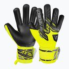 Dětské brankářské rukavice Reusch Attrakt Gold X NC Junior safety yellow/silver/black