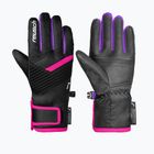 Dětské lyžařské rukavice Reusch Dan R-Tex XT Junior black/pink glo