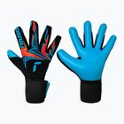 Brankářské rukavice Reusch Attrakt Freegel Aqua black/shocking orange/aqua blue