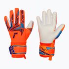 Dětské brankářské rukavice Reusch Attrakt Freegel Advance Junior shocking orange/blue