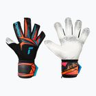 Brankářské rukavice Reusch Attrakt Advance Evolution Glueprint black/aqua blue/shocking orange