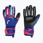 Dětské brankářské rukavice Reusch Attrakt Infinity Evolution NC Junior sharp blue/shocking orange/black