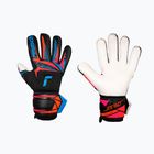 Brankářské rukavice Reusch Attrakt Advance black/aqua blue/shocking orange