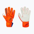 Dětské brankářské rukavice Reusch Attrakt Solid Finger Support Junior shocking orange/blue