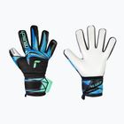 Dětské brankářské rukavice Reusch Attrakt RE:GRIP NC Junior black/ocean light