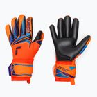 Dětské brankářské rukavice Reusch Attrakt Infinity Evolution NC Junior shocking orange/blue/black