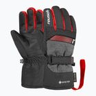 Dětské lyžařské rukavice Reusch Rocket GORE-TEX black/black melange/fire red