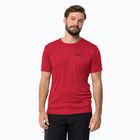 Pánské trekové tričko Jack Wolfskin Tech red glow