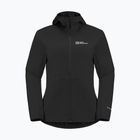 Dámská softshellová bunda Jack Wolfskin Feldberg Hoody black