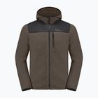 Pánská fleecová mikina Jack Wolfskin Kammweg Pile Fz cold coffee