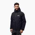 Pánská péřová bunda Jack Wolfskin Wisper Ins black