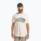 Pánské tričko Jack Wolfskin Jack Wolfskin Brand T wood cotton white
