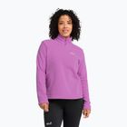 Dámská fleecová mikina Jack Wolfskin Taunus 100 Half Zip foxglove