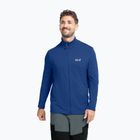 Pánská trekingová mikina  Jack Wolfskin Litestride Full Zip blue orchid