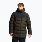 Pánská zateplená bunda Jack Wolfskin Icy Hollow Hooded obsidian moss