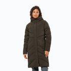 Dámský péřový kabát Jack Wolfskin Marienplatz Coat obsidian moss