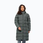 Dámský péřový kabát Jack Wolfskin Frozen Palace slate green