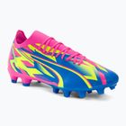 Pánské kopačky PUMA Ultra Match Energy FG/AG luminous pink/yellow alert/ultra blue