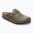 Nazouváky  BIRKENSTOCK Boston NL Regular smooth leather concrete gray