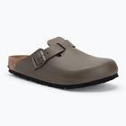 Nazouváky  BIRKENSTOCK Boston NL Regular smooth leather concrete gray