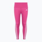 Dětské legíny adidas Essentials Aerorady 3-Stripes High Waisted semi lucid fuchsia/white