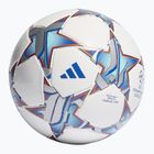 Fotbalový míč adidas UCL Junior 290 League 23/24 white/silver metallic/bright cyan velikost 4