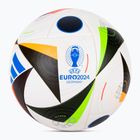 Fotbalový míč  adidas Fussballliebe Competition Euro 2024 white/black/glow blue velikost 5