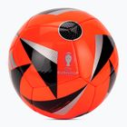 Fotbalový míč  adidas Fussballiebe Trainig Euro 2024 solar red/black/silver metallic velikost  5